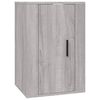 vidaXL 3-tlg. TV-Schrank-Set Grau Sonoma Holzwerkstoff