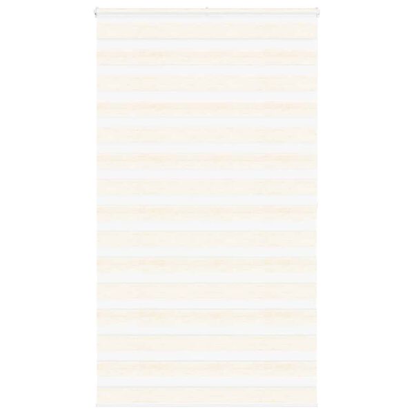 vidaXL Doppelrollo Marmorbeige 125x200cm Stoffbreite 120,9 cm Polyester
