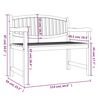 vidaXL 3-tlg. Garten-Essgruppe Massivholz Teak
