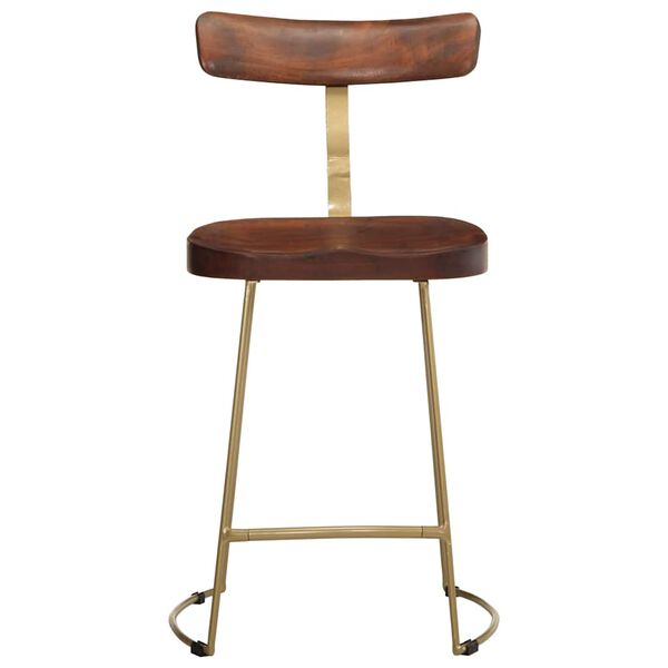 vidaXL Barhocker 2 Stk. 49x43x79 cm Mango Massivholz