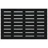 vidaXL Wand-Kopfteil Schwarz 96x3x63 cm Massivholz Kiefer
