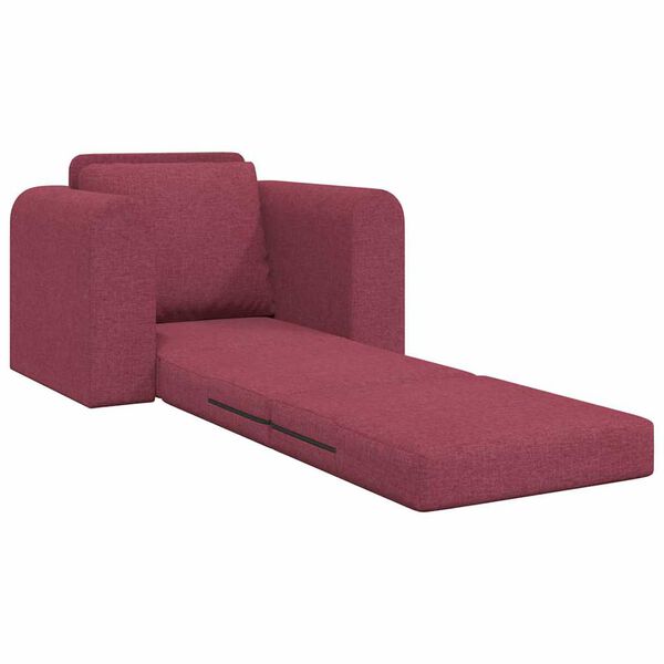 vidaXL Schlafsofa Weinrot 98 x 71 x 83 cm Samt