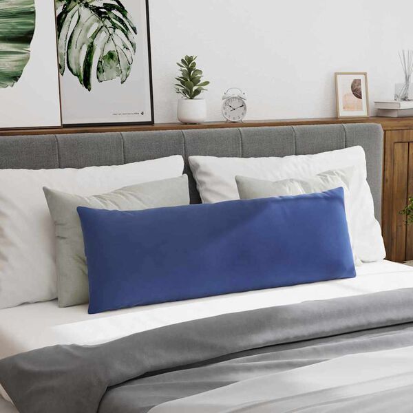 vidaXL Sofakissen 2 St&uuml;ck Polizeiblau 120 x 40 cm Cordstoff