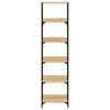 vidaXL B&uuml;cherregal Sonoma-Eiche 50 x 33 x 188,5 cm Holzwerkstoff