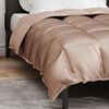 vidaXL Winterbettdecke Gold 200 x 155 cm Satin und Mikrofaser