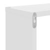 vidaXL W&uuml;rfelregale 4 Stk. Hochglanz-Wei&szlig; 22x15x22 cm