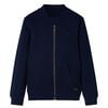 vidaXL Kinder-Sweatshirt mit Rei&szlig;verschluss Marineblau 104