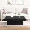 vidaXL Couchtisch Schwarz Eichen-Optik 90 x 90 x 28 cm Holzwerkstoff