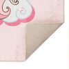 vidaXL Kinderteppich Rosa 160x230 cm Einhorn Waschbar