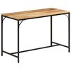 vidaXL Esstisch 110x55x75 cm Raues Massivholz Mango und Eisen