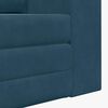 vidaXL Schlafsofa 60cm Blau Samt