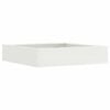 vidaXL Raseneinfassung 6 pcs Wei&szlig; 60 x 60 x 13 cm Stahl