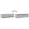 vidaXL TV-Schr&auml;nk Grau Sonoma 100 x 31 x 25,5 cm Holzwerkstoff