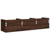 vidaXL Wandschr&auml;nke 2 Stk. Eichen-Optik 75x18x16,5 cm Holzwerkstoff