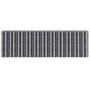 vidaXL Selbstklebende Treppenschoner 15 pcs Grau 65 x 21 x 4 cm