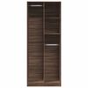 vidaXL Kleiderschrank Braun Eichen-Optik 80x50x200 cm Holzwerkstoff