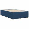 vidaXL Bettgestell ohne Matratze Blau 120x200 cm Stoff