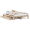 vidaXL Massivholzbett ohne Matratze 140x190 cm Kiefernholz