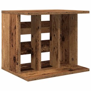 vidaXL Vinyl Plattenaufbewahrung Altholz 42 x 33 x 36 cm Holzwerkstoff