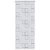 vidaXL Duschrollo 100x240 cm Quadratmuster