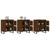 vidaXL Sideboards 3 Stk. Braun Eichen-Optik Holzwerkstoff