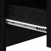 vidaXL Nachttisch Schwarz Eichen-Optik 38 x 34 x 61 cm Holzwerkstoff