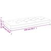 vidaXL Palettenkissen 5-tlg. Grau Stoff