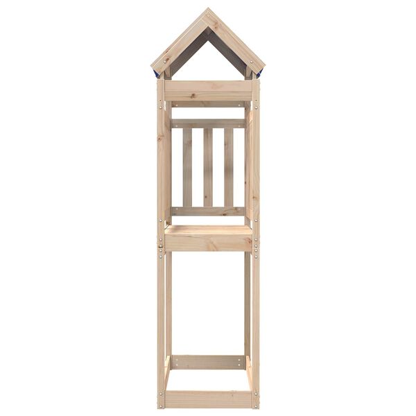 vidaXL Spielturm Braun 52,5 x 110,5 x 215 cm Massives Kiefernholz