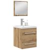 vidaXL Badezimmerm&ouml;bel-Set 2 pcs Artisan-Eiche Holzwerkstoff