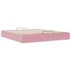 vidaXL Ottoman-Bett ohne Matratze Rosa 200x200 cm Samt