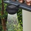 6x Au&szlig;enlampe Sonnenlichtset Zaunlicht Schwarz