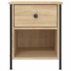 vidaXL Nachttisch Sonoma-Eiche 40x42x50 cm Holzwerkstoff