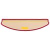 vidaXL Stufenmatten Selbstklebend 5 Stk. 65x21x4 cm Rot