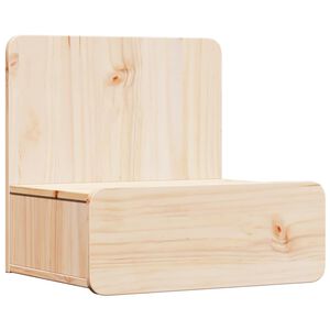 vidaXL Nachttisch Braun 44 x 32,5 x 40 cm Massivholz Kiefer