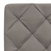 vidaXL Bettgestell mit LED ohne Matratze Taupe 140x200 cm Stoff