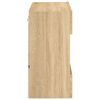 vidaXL TV-Wandschrank mit LED-Leuchten Sonoma-Eiche 58,5x30x60,5 cm