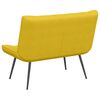 vidaXL Sitzbank Gelb 110x74x84 cm Samt