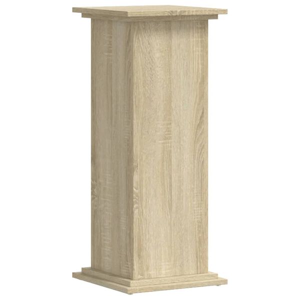 vidaXL Pflanzenst&auml;nder Sonoma-Eiche 33x33x80 cm Holzwerkstoff