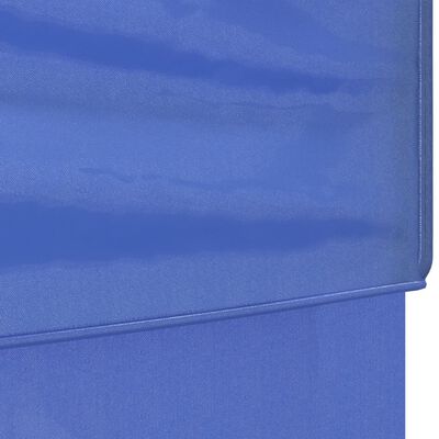vidaXL Partyzelt Faltbar mit Seitenwänden Blau 3x3 m
