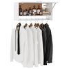 vidaXL Kleiderschrank Wei&szlig; 70x32,5x35 cm Holzwerkstoff