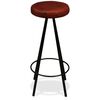vidaXL Barhocker 2 Stk. Echtleder