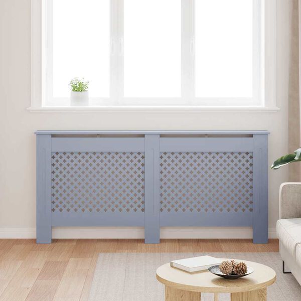 vidaXL Heizk&ouml;rperverkleidung Anthrazit 172x19x81,5 cm MDF