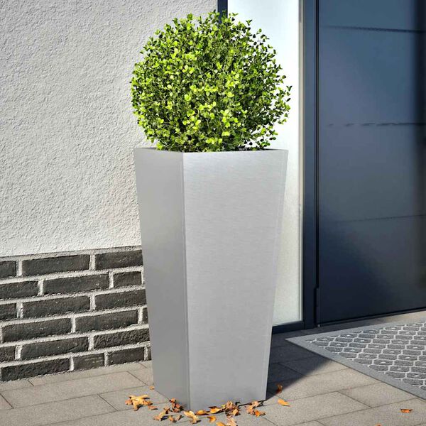 vidaXL Pflanzk&uuml;bel 2 Stk. 35x35x75 cm Verzinkter Stahl