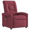 vidaXL Massagesessel Weinrot Stoff