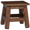vidaXL Hocker Natur 26 x 26 x 26 cm Mahagoni Holz