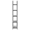 vidaXL B&uuml;cherregal Graues Sonoma 80 x 30 x 183 cm Holzwerkstoff