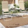 vidaXL Bereichsteppiche Moir&eacute; HUARTE Natur 230 x 160 cm Polyester