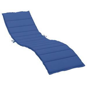 vidaXL Sonnenliegen-Auflage K&ouml;nigsblau 200x60x3 cm Oxford-Gewebe