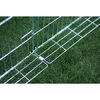 Kerbl Freilaufgehege Kleintiere mit Ausbruchsperre 230x115x70 cm Chrom