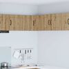vidaXL K&uuml;chenschrank Artisan-Eiche 57 x 57 x 40 cm Holzwerkstoff